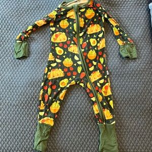 Little Sleepies Taco Pajamas 3-6M
